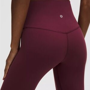 lululemon athletica Women's Burgundy Leggings